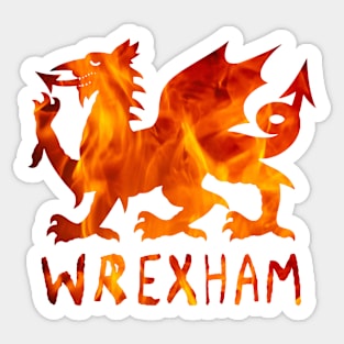 WREXHAM FIERY WELSH DRAIG GOCH III Sticker